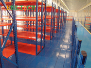Warehouse Heavy Duty Metal Stairs And Platforms With Super Raised Storage Area
